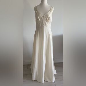 LUISA BECCARI Ivory Sweetheart Sleeveless Wedding Gown